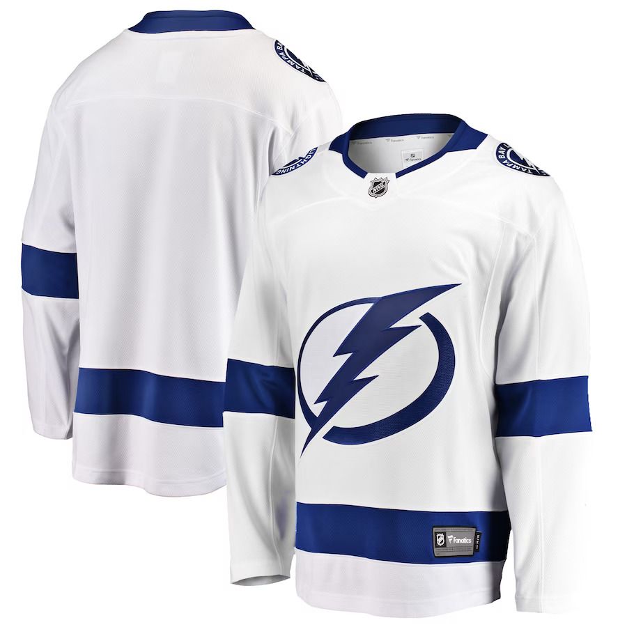 Men Tampa Bay Lightning Fanatics Branded White Breakaway Away NHL Jersey->women nhl jersey->Women Jersey